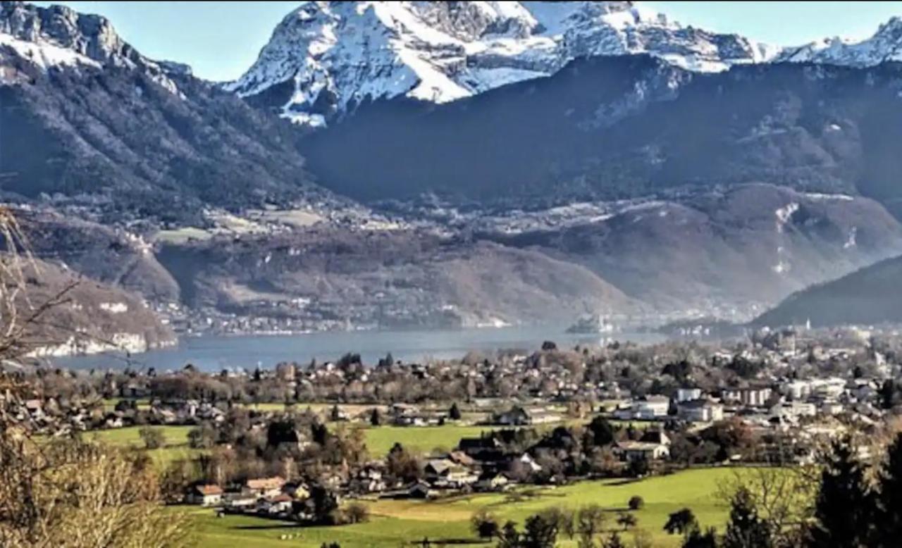 Quiet Studio In A House In Sevrier Annecy Lake Very Close To The Lake Bagian luar foto