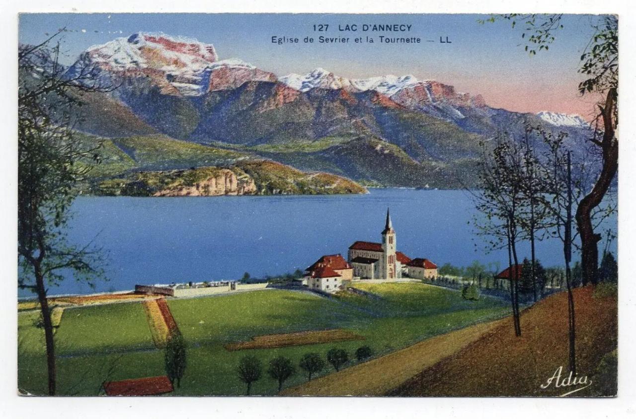 Quiet Studio In A House In Sevrier Annecy Lake Very Close To The Lake Bagian luar foto